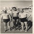 At the beach with father and uncle